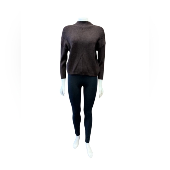 Astrid Knit Long Sleeve Brown Size Small - Picture 2 of 9